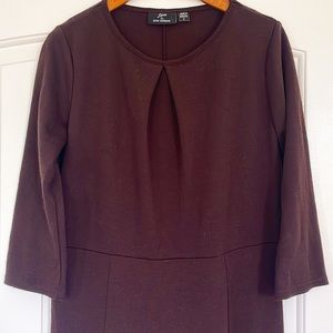Chocolate Brown fall dress